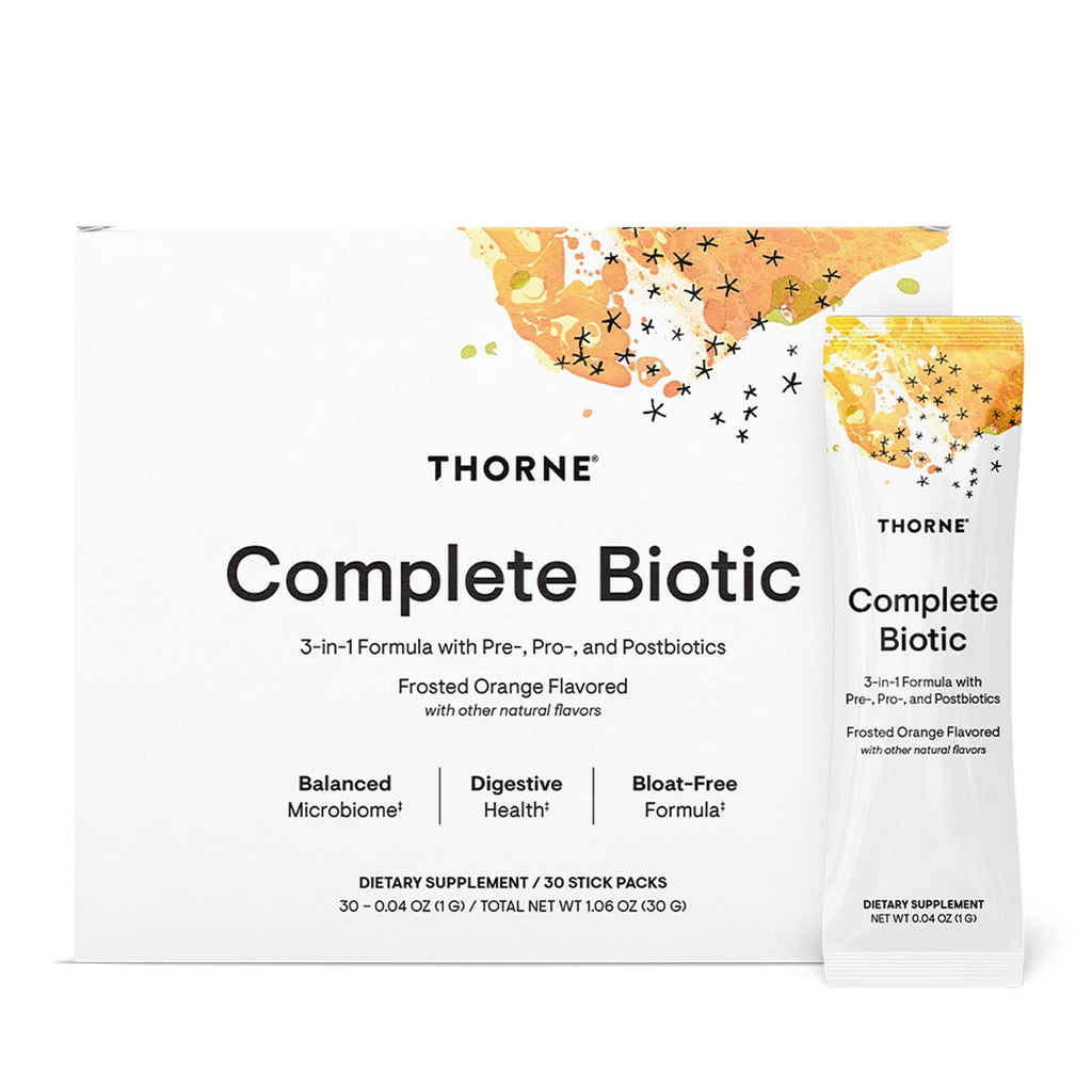 THORNE - Complete Biotic - Probiotic, Prebiotic & Postbiotic for Women, Men & Kids - Supports Gut, Digestive & Immune Health* - Occasional Constipation, - FENGGESTORE20