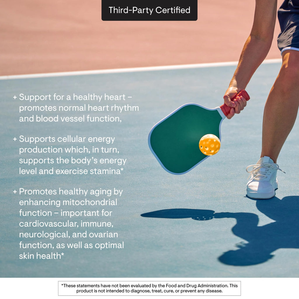 THORNE - CoQ10 - 100mg Optimally Absorbed Ubiquinone Supplement - Supports Heart Health, Brain Function, Cellular Energy Production & Healthy Aging* - Third-Party Certified - Gluten-Free - 60 Softgels - FENGGESTORE20