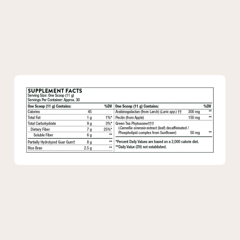 THORNE - FiberMend - Prebiotic Fiber Powder to Help Maintain Regularity and Balanced GI Flora* - 11.6 Oz - FENGGESTORE20