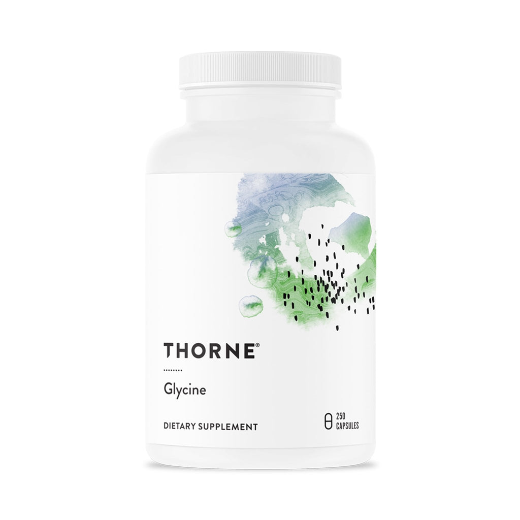 THORNE - Glycine - Supports Relaxation, Stress Management, Detoxification & Healthy Muscle Function* - Amino Acid Supplement - Third-Party Certified - Gluten, Dairy & Soy-Free - 250 Capsules - FENGGESTORE20