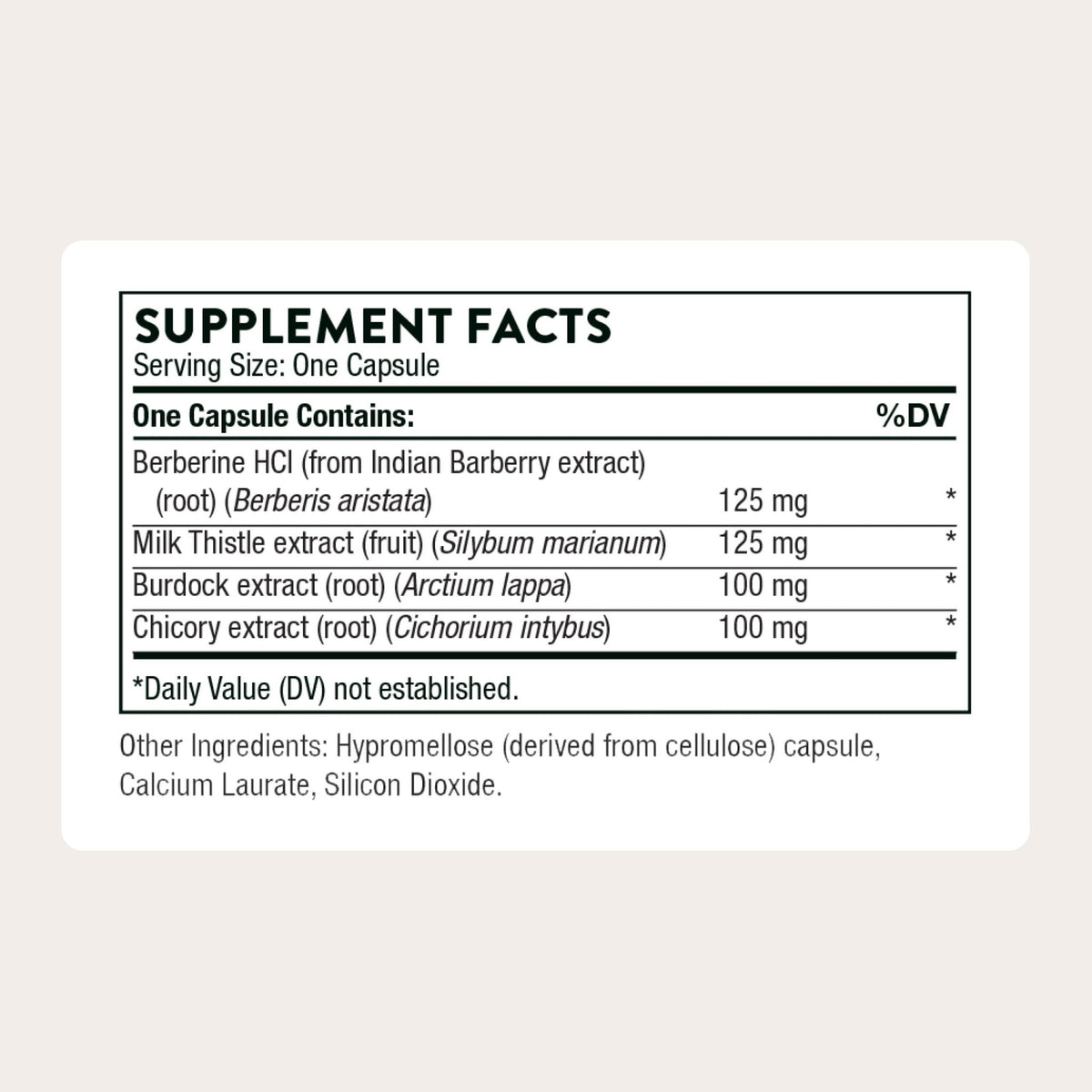 THORNE - Liver Cleanse - Milk Thistle & Berberine Supplement with Burdock & Chicory Extracts - Herbal Blend Supports the Liver’s Natural Detoxification Function - FENGGESTORE20