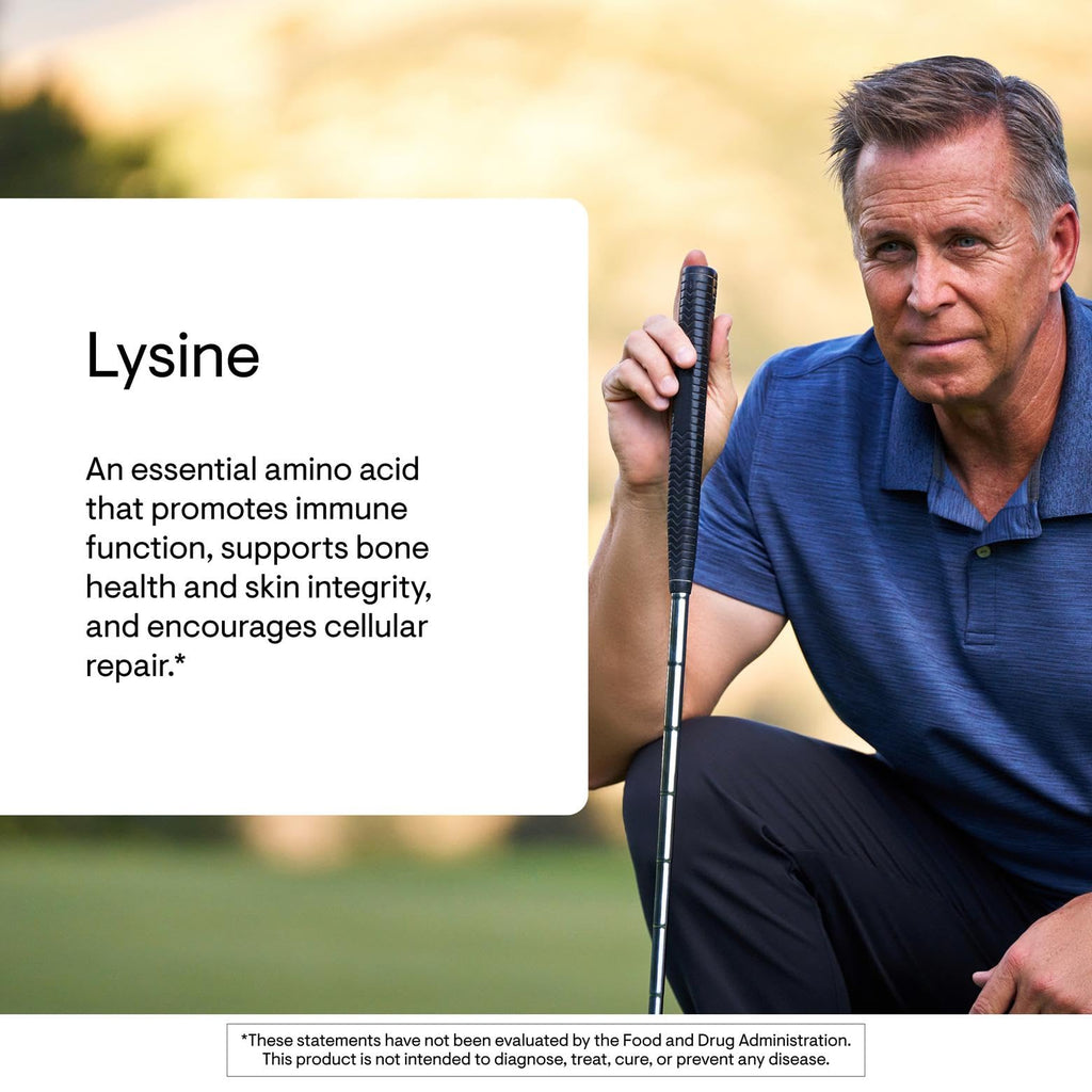 THORNE - Lysine - Supports Immune, Skin & Bone Health - Promotes Collagen Formation - L-Lysine Amino Acid Supplement - FENGGESTORE20