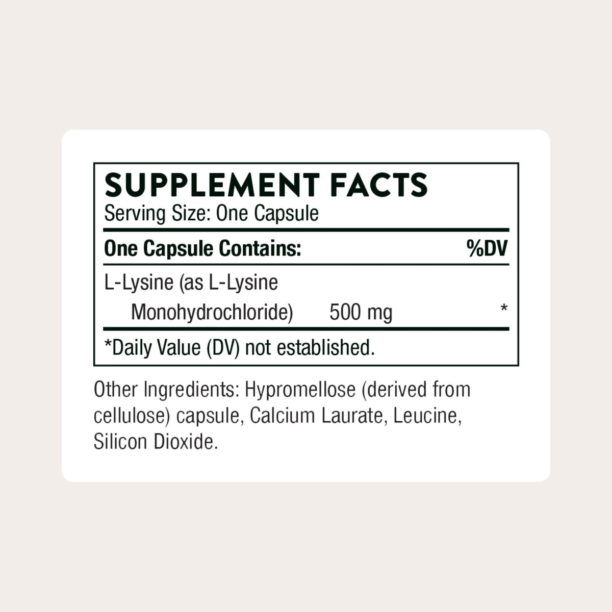 THORNE - Lysine - Supports Immune, Skin & Bone Health - Promotes Collagen Formation - L-Lysine Amino Acid Supplement - FENGGESTORE20