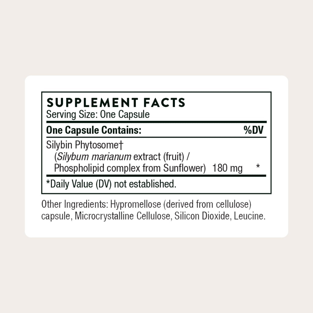 THORNE - Milk Thistle Phytosome (Formerly Siliphos) - Botanical Extract Complex for Antioxidant and Liver Support* - Third-Party Certified - FENGGESTORE20