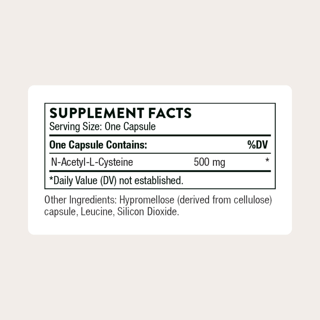THORNE - NAC - N-Acetylcysteine - 500mg - Supports Respiratory Health & Immune Function - Promotes Liver & Kidney Detox - FENGGESTORE20