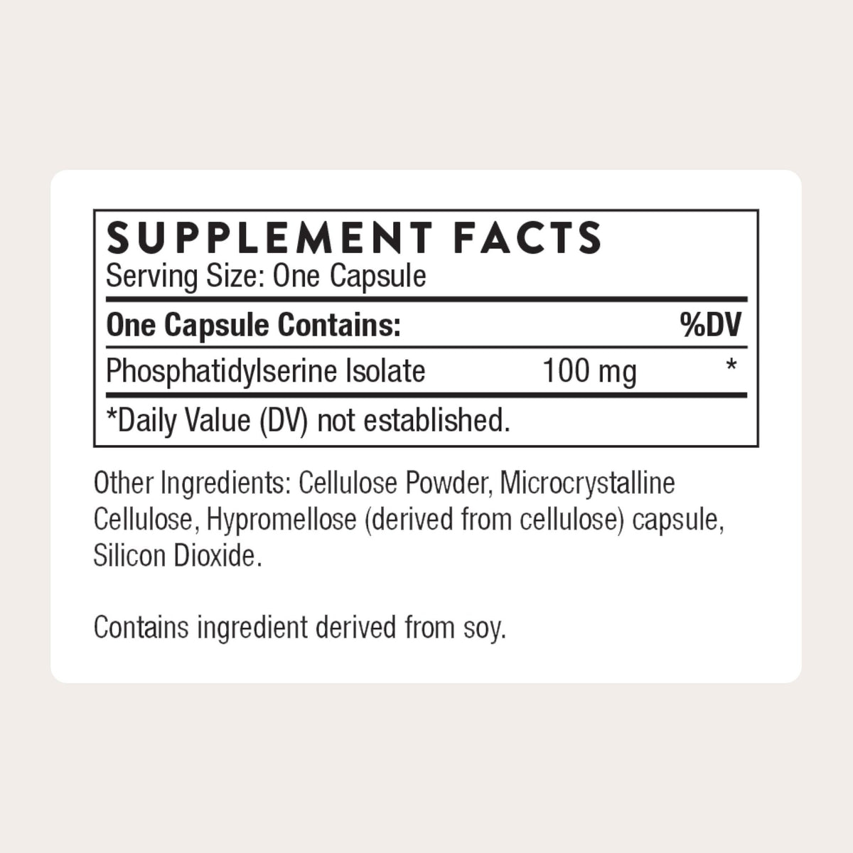 THORNE - Phosphatidylserine - Supports Healthy Brain Function, Memory & Focus - Helps Regulate Cortisol During Stress - FENGGESTORE20