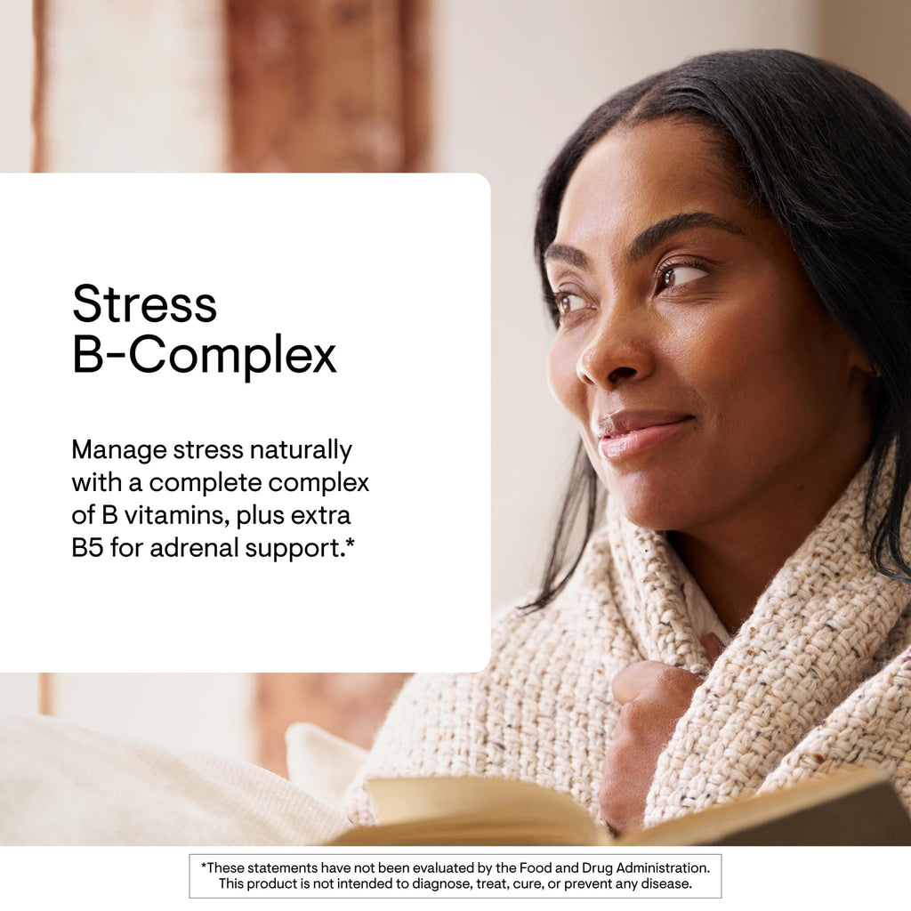THORNE - Stress B-Complex - Vitamins B2, B6, B12 & Folate in Highly-Absorbable and Active Forms - Extra Vitamin B5 for Adrenal Support - FENGGESTORE20