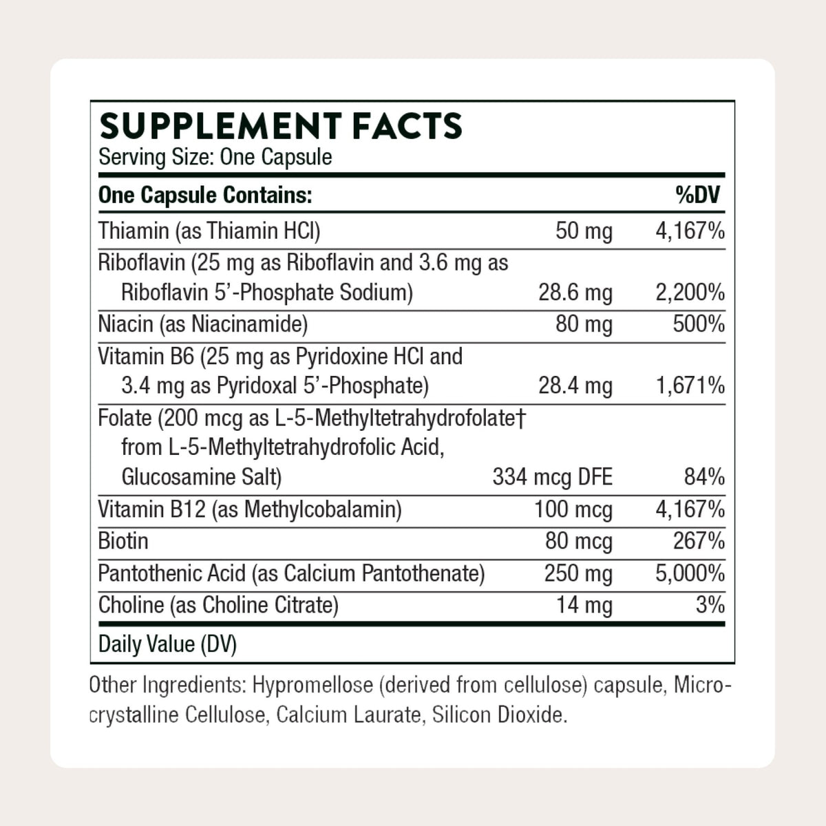THORNE - Stress B-Complex - Vitamins B2, B6, B12 & Folate in Highly-Absorbable and Active Forms - Extra Vitamin B5 for Adrenal Support - FENGGESTORE20