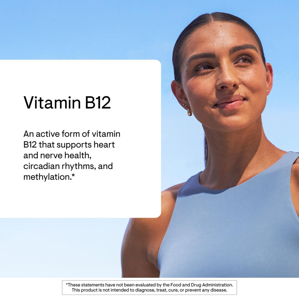 THORNE - Vitamin B12 - as Methylcobalamin - Supports Heart & Nerve Health, Blood Cell Function, Restful Sleep & Methylation* - Third-Party Certified - FENGGESTORE20