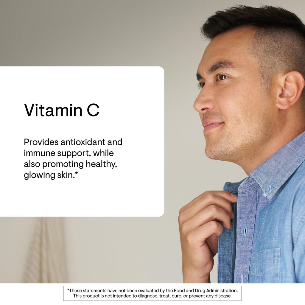 THORNE - Vitamin C 1,000 mg Supplement - Supports Healthy Immune Function & Collagen Formation - Provides Antioxidant Benefits* - Third-Party Certified - Gluten, Dairy & Soy-Free - 60 Capsules - FENGGESTORE20