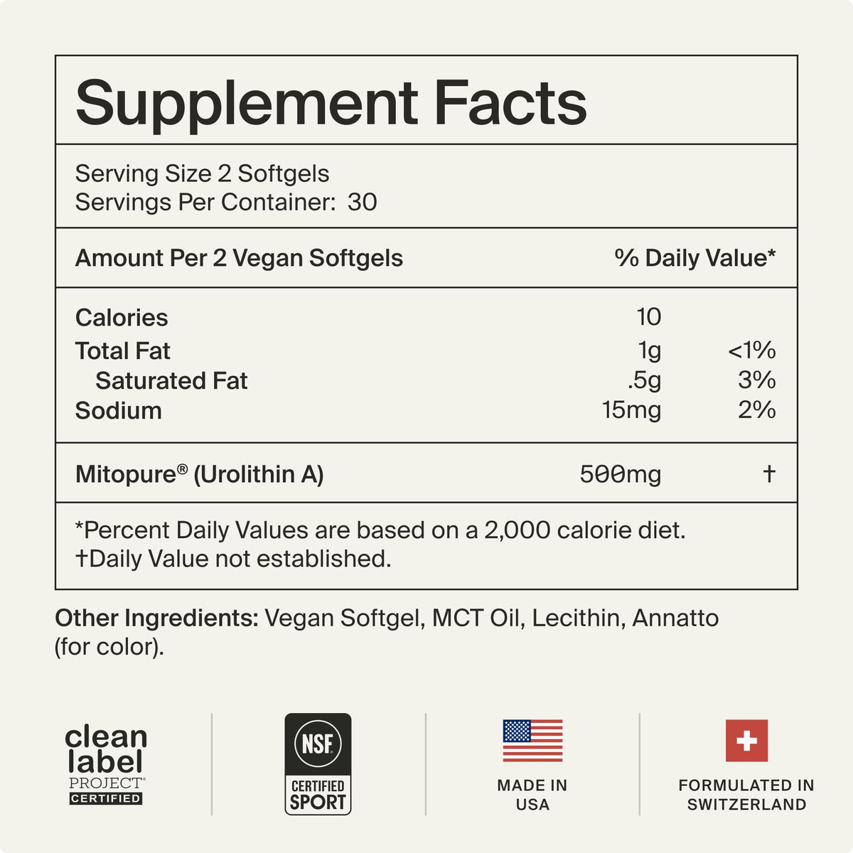 Timeline Mitopure Urolithin A Supplement Softgels - Clinically Proven Support for Healthy Aging and Cellular Renewal - FENGGESTORE20