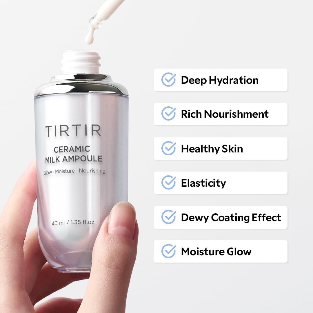 TIRTIR Ceramic Milk Ampoule (1.35 Fl Oz) - FENGGESTORE20