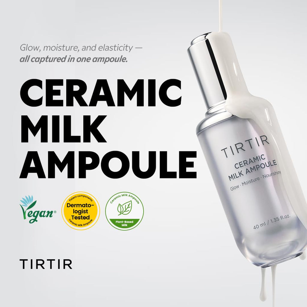 TIRTIR Ceramic Milk Ampoule (1.35 Fl Oz) - FENGGESTORE20