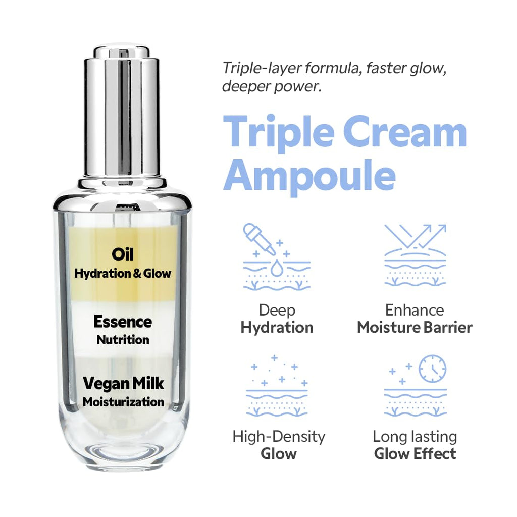 TIRTIR Ceramic Milk Ampoule (1.35 Fl Oz) - FENGGESTORE20