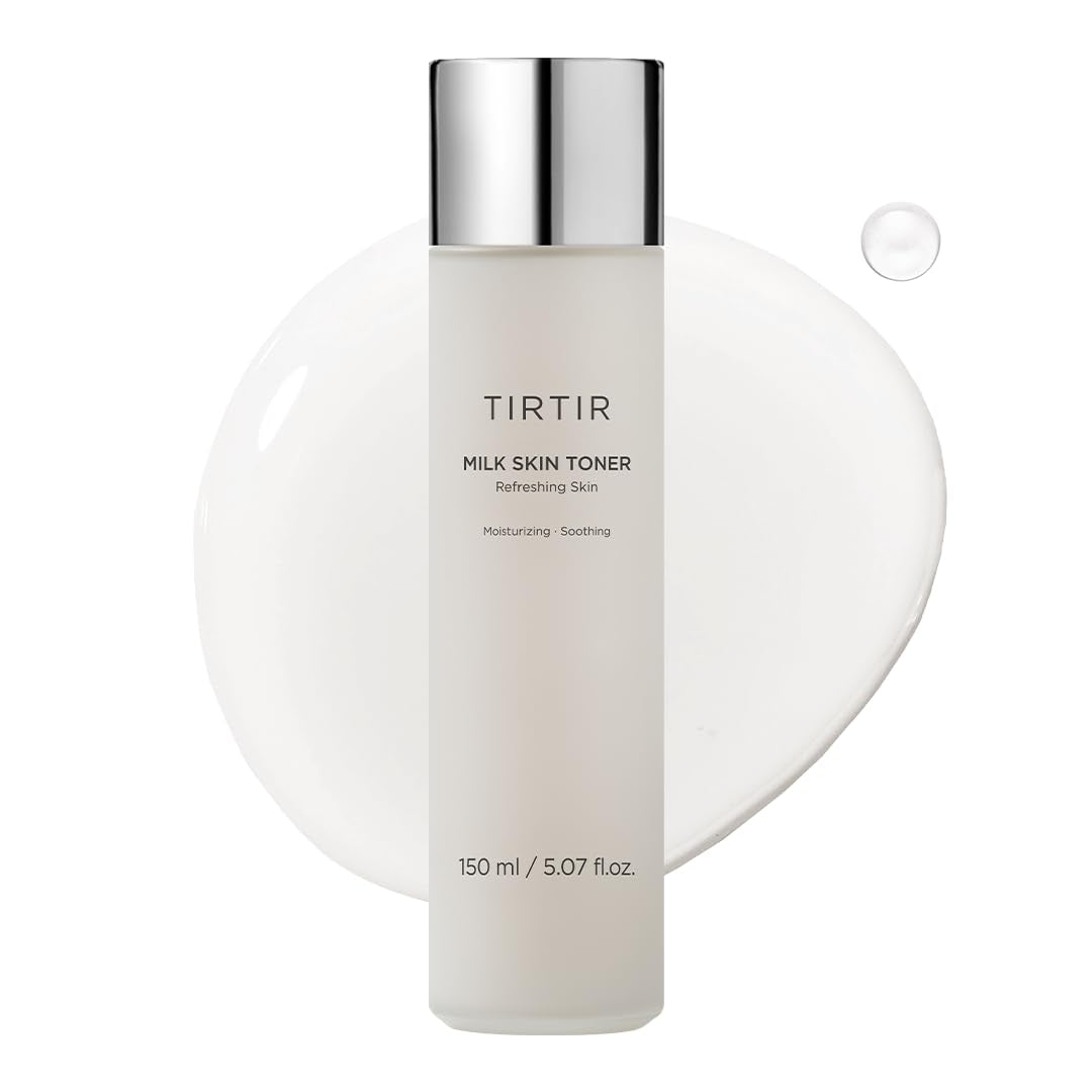 TIRTIR Milk Skin Rice Toner - Deep Moisturizing, Hydrating and Refreshing for face, Niacinamide, Ceramide, Rice Bran Extract, Nature-Oriented Ingredients, Korean Skin Care, Vegan, 150ml / 5.07 fl.oz. - FENGGESTORE20