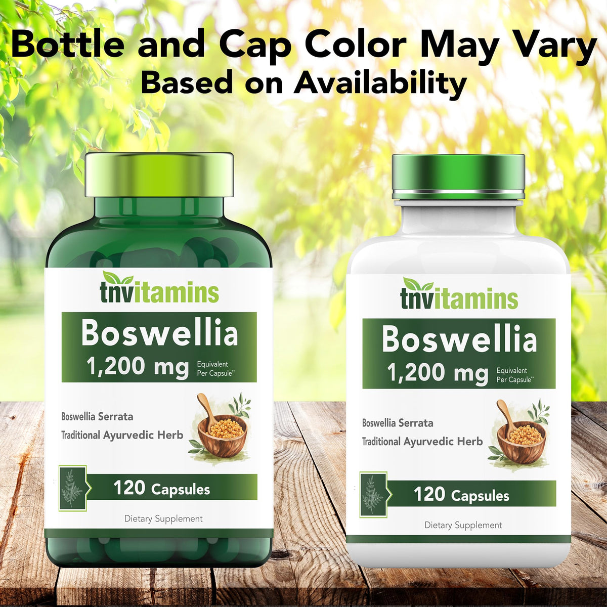 tnvitamins Boswellia Extract Capsules, 120 Count | 1,200 mg Per Capsule | 65% Boswellic Acids + 10:1 Concentrated Extract | Boswellia Serrata - FENGGESTORE20