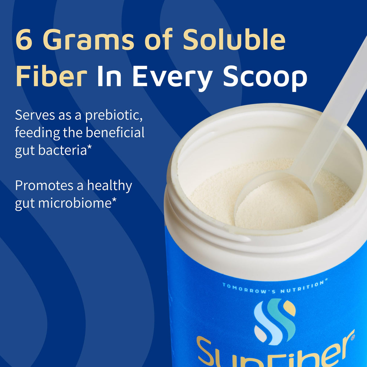 Tomorrow's Nutrition, Sunfiber, Prebiotic Fiber Supplement for Digestive Health, Low FODMAP, Gluten-Free, Unflavored, 30 Servings - FENGGESTORE20