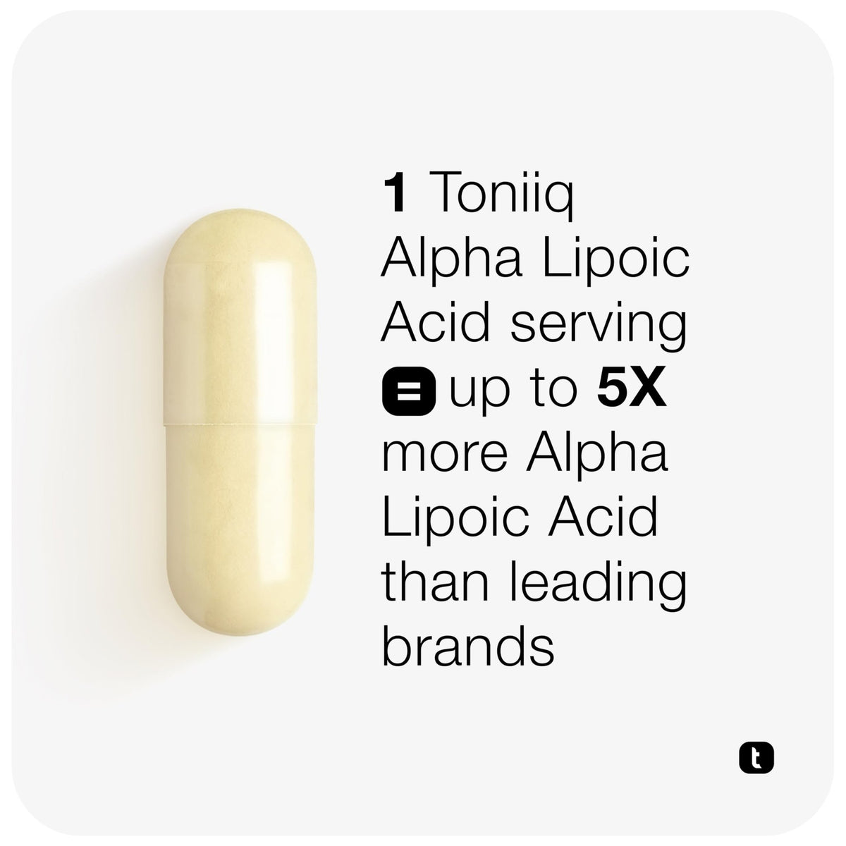 Toniiq 1000mg Ultra High Strength Alpha Lipoic Acid Capsules - Highly Purified 99%+ USP Standard - 120 Capsules ALA Supplement - FENGGESTORE20