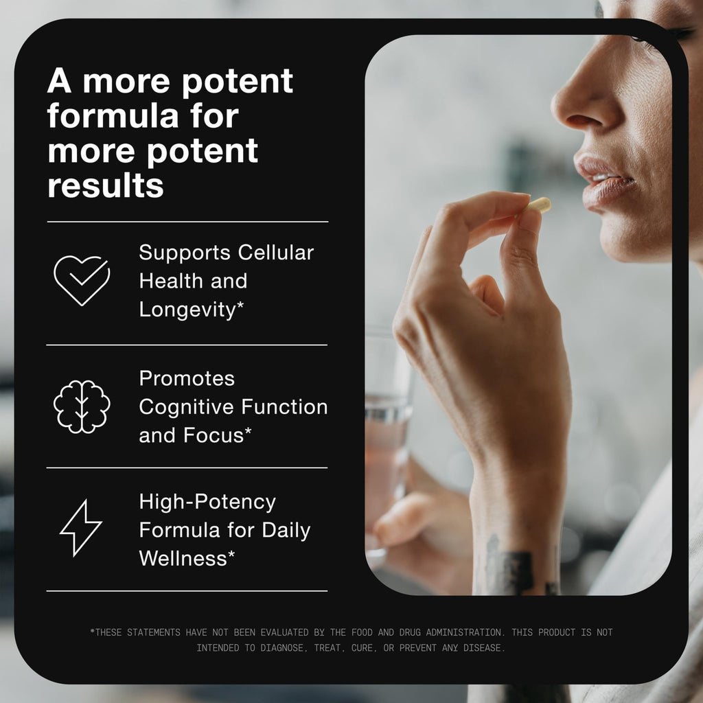Toniiq Liposomal NAD+ and Resveratrol Supplement - 1500mg Ultra High Strength NAD Supplement - Clinically Studied Ingredients with Patented RiaGev-WS - FENGGESTORE20