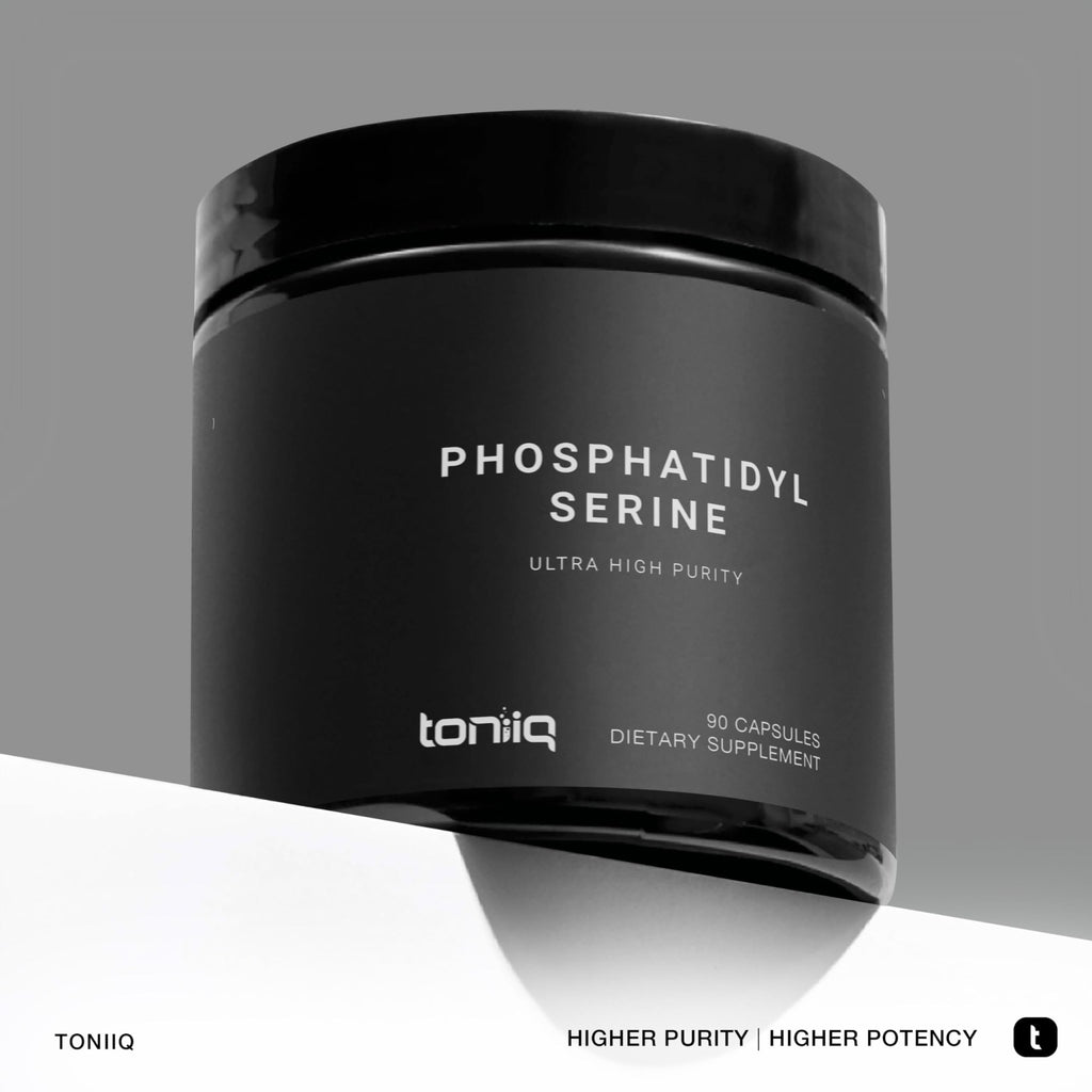 Toniiq Phosphatidylserine - 400mg Formula - World’s First 50% Purity - Highest Purity in the US - Soy Free Phosphatidylserine Supplement - FENGGESTORE20