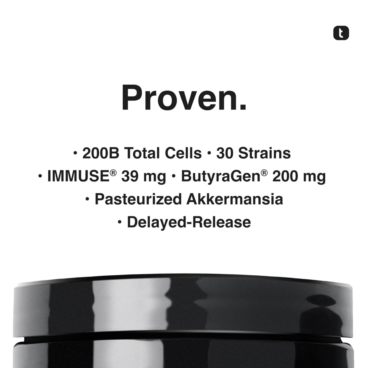 Toniiq Prebiotics and Probiotics – 200B CFU Synbiotic with Postbiotics IMMUSE® & ButyraGen® – 30 Strains for Gut & Digestive Health – Shelf-Stable - FENGGESTORE20