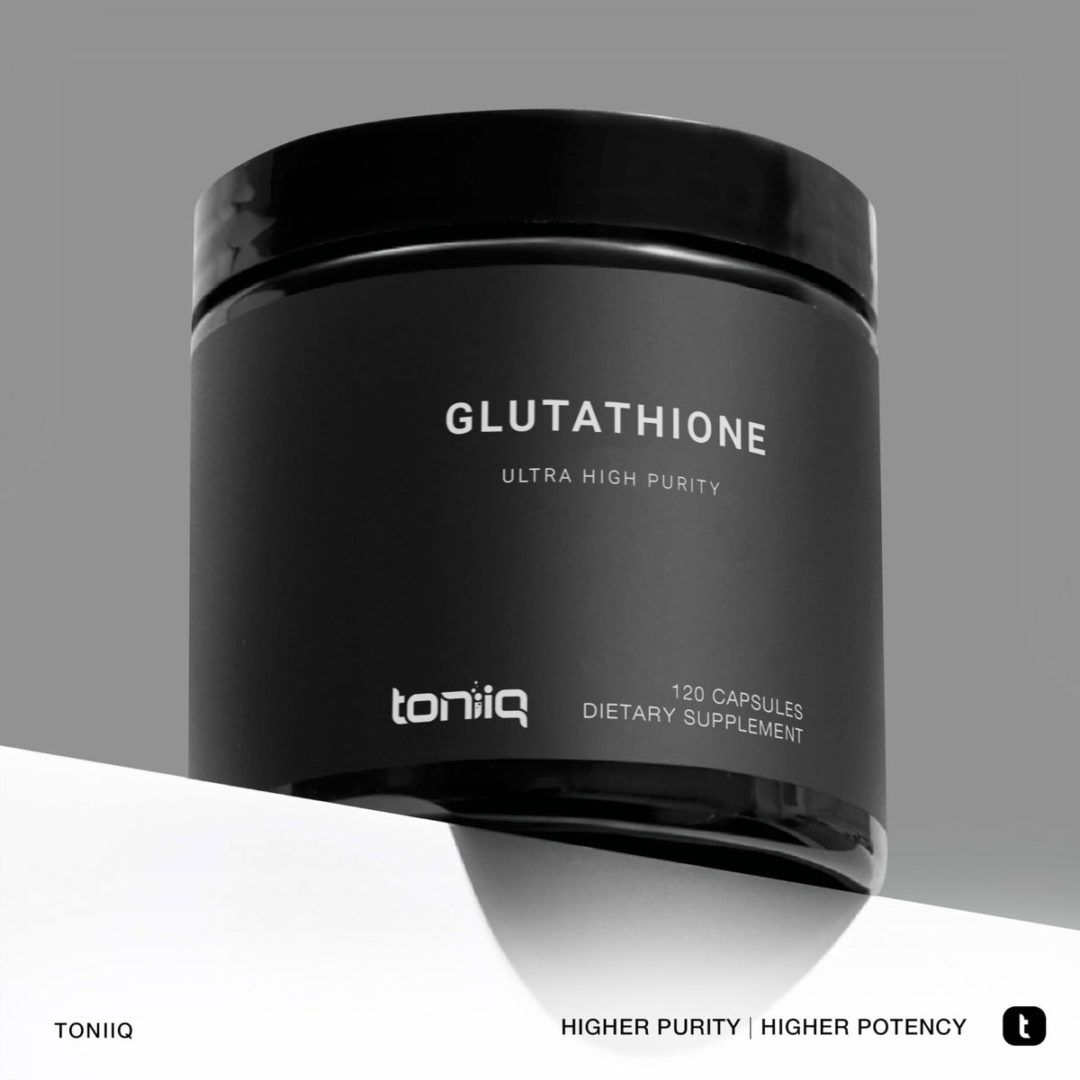 Toniiq Ultra High Strength Glutathione Capsules - 1000mg Concentrated Formula - 98%+ Highly Purified and Bioavailable - Non-GMO Fermentation - FENGGESTORE20