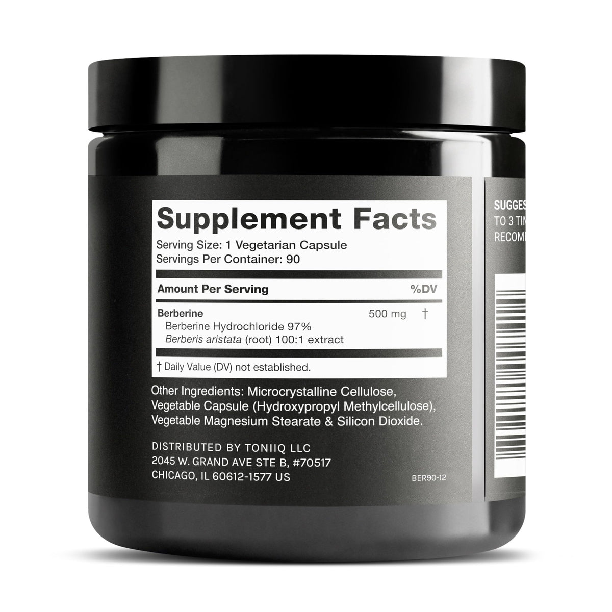 Toniiq Ultra High Strength HCl from The Himalayas - 100:1 Concentrated Extract - Lab-Tested 97% - 90 Vegetarian Capsules - FENGGESTORE20