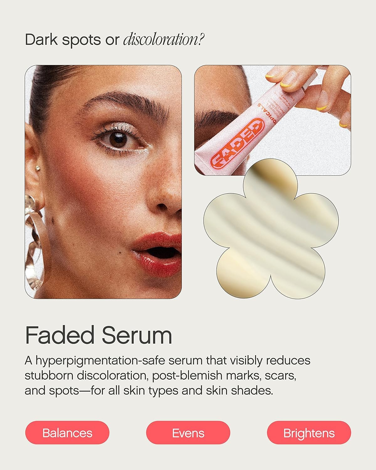 Topicals Faded Brightening and Clearing Serum | Reduces Discoloration, Post-Blemish Marks, Scars and Spots - FENGGESTORE20