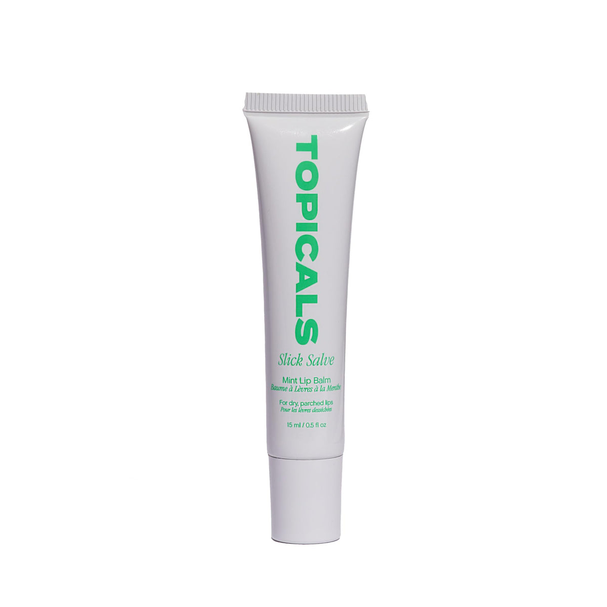 Topicals Slick Salve Mint Glossy Lip Balm | Soothes Discomfort, Strengthens Barrier and Provides Lasting Hydration & Relief | Vegan, Paraben-Free Formula with Hyaluronic Acid and Ceramides (0.5 Fl Oz) - FENGGESTORE20