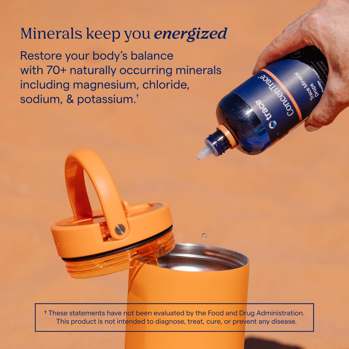 Trace Minerals ConcenTrace Trace Mineral Drops | Supports Energy, Digestion, Bone Health & Hydration, 70+ Ionic Trace Minerals w/Magnesium - FENGGESTORE20