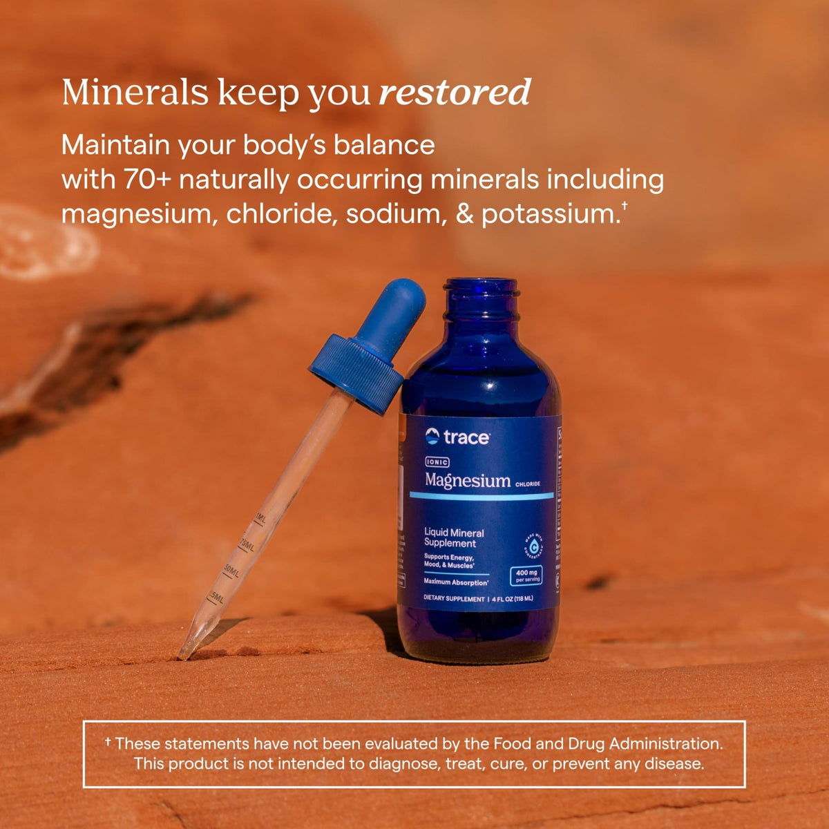 Trace Minerals Ionic Magnesium - Liquid Ionic Magnesium to Support Immune, Brain & Heart Health - Supplement to Aid Energy & Vitality - FENGGESTORE20