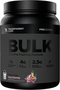 Transparent Labs Bulk Black Pre Workout - Clinically Dosed, Sugar Free Preworkout for Men and Women with Beta Alanine Powder, Citrulline Malate - FENGGESTORE20