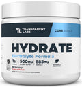 Transparent Labs Hydrate Naturally Sweetened Electrolytes Powder - Hydration Powder Electrolytes with Coconut Water, Calcium, Taurine, & Potassium - FENGGESTORE20