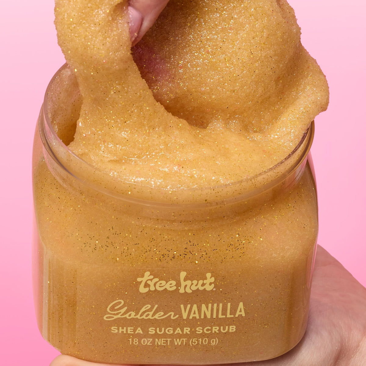 Tree Hut Golden Vanilla Shea Sugar Scrub, Exfoliating, Hydrating & Moisturizing Body Scrub with Shea Butter & Natural Oils - FENGGESTORE20