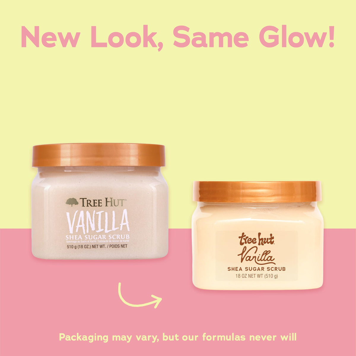 Tree Hut Vanilla Shea Sugar Scrub, Easter Gifts for Women, Exfoliating & Hydrating Body Scrub with Shea Butter & Essential Oils - FENGGESTORE20