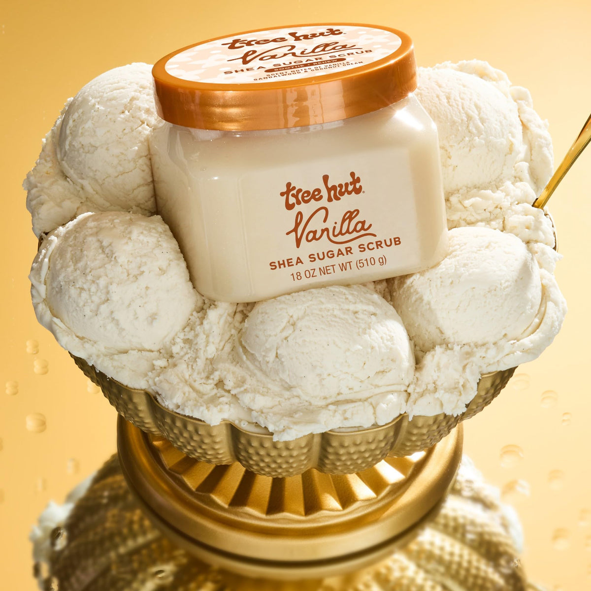 Tree Hut Vanilla Shea Sugar Scrub, Easter Gifts for Women, Exfoliating & Hydrating Body Scrub with Shea Butter & Essential Oils - FENGGESTORE20