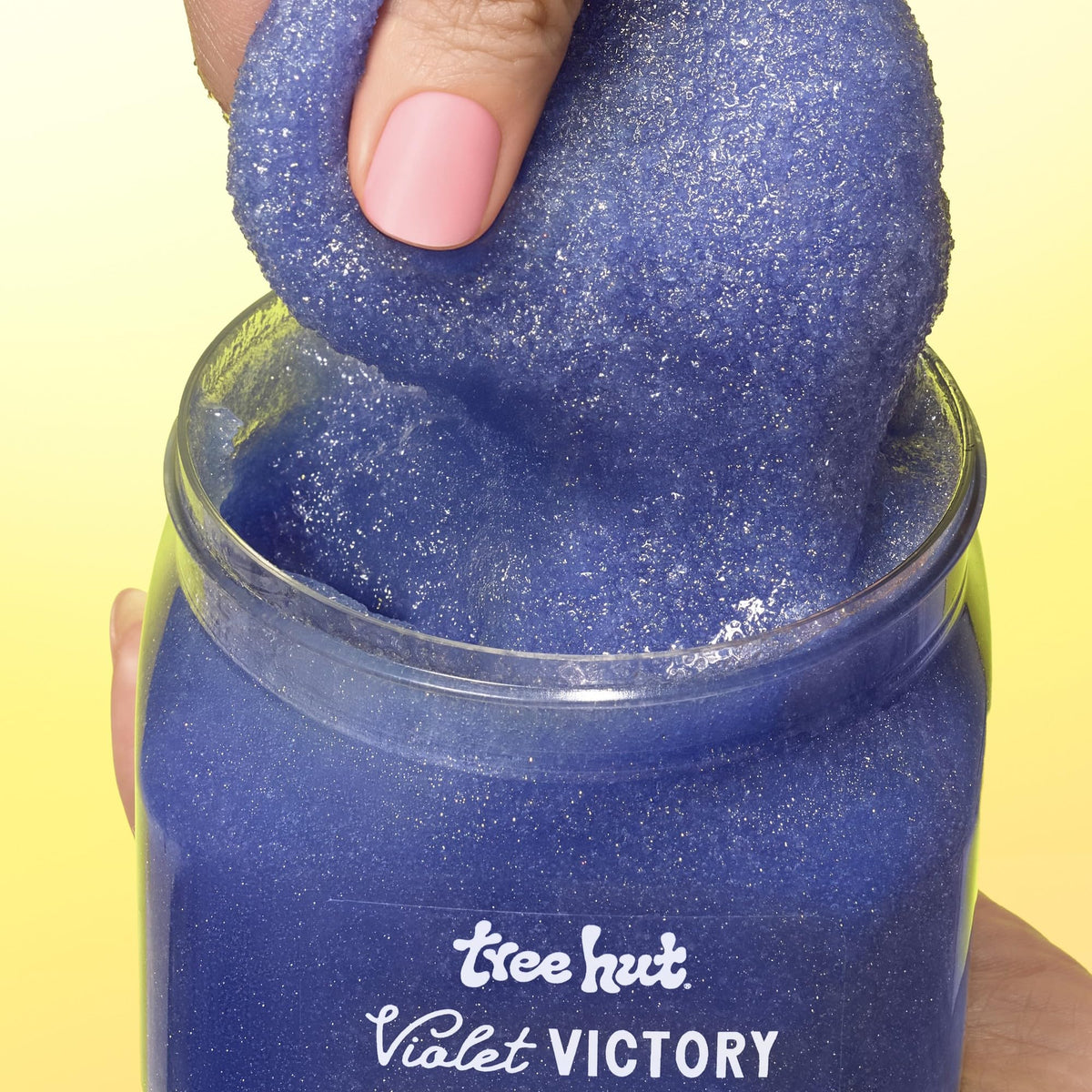 Tree Hut Violet Victory Shea Sugar Scrub, Exfoliating, Hydrating & Moisturizing Body Scrub with Shea Butter & Natural Oils, Smooth & Soften Skin, Polishing Exfoliant for Radiant Skin, 18 oz - FENGGESTORE20