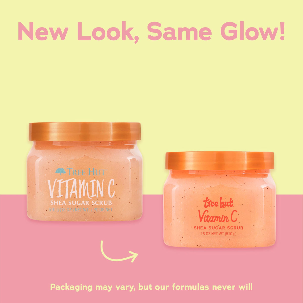 Tree Hut Vitamin C Shea Sugar Scrub, Easter Gifts for Women, Exfoliating Body Scrub Removes Dead, Dry Skin for a Soft - FENGGESTORE20