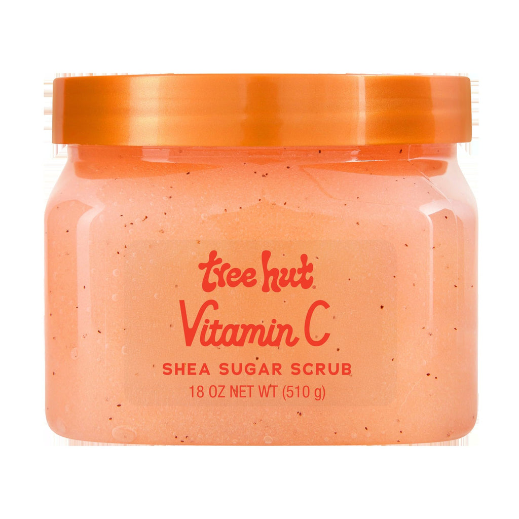 Tree Hut Vitamin C Shea Sugar Scrub, Easter Gifts for Women, Exfoliating Body Scrub Removes Dead, Dry Skin for a Soft - FENGGESTORE20