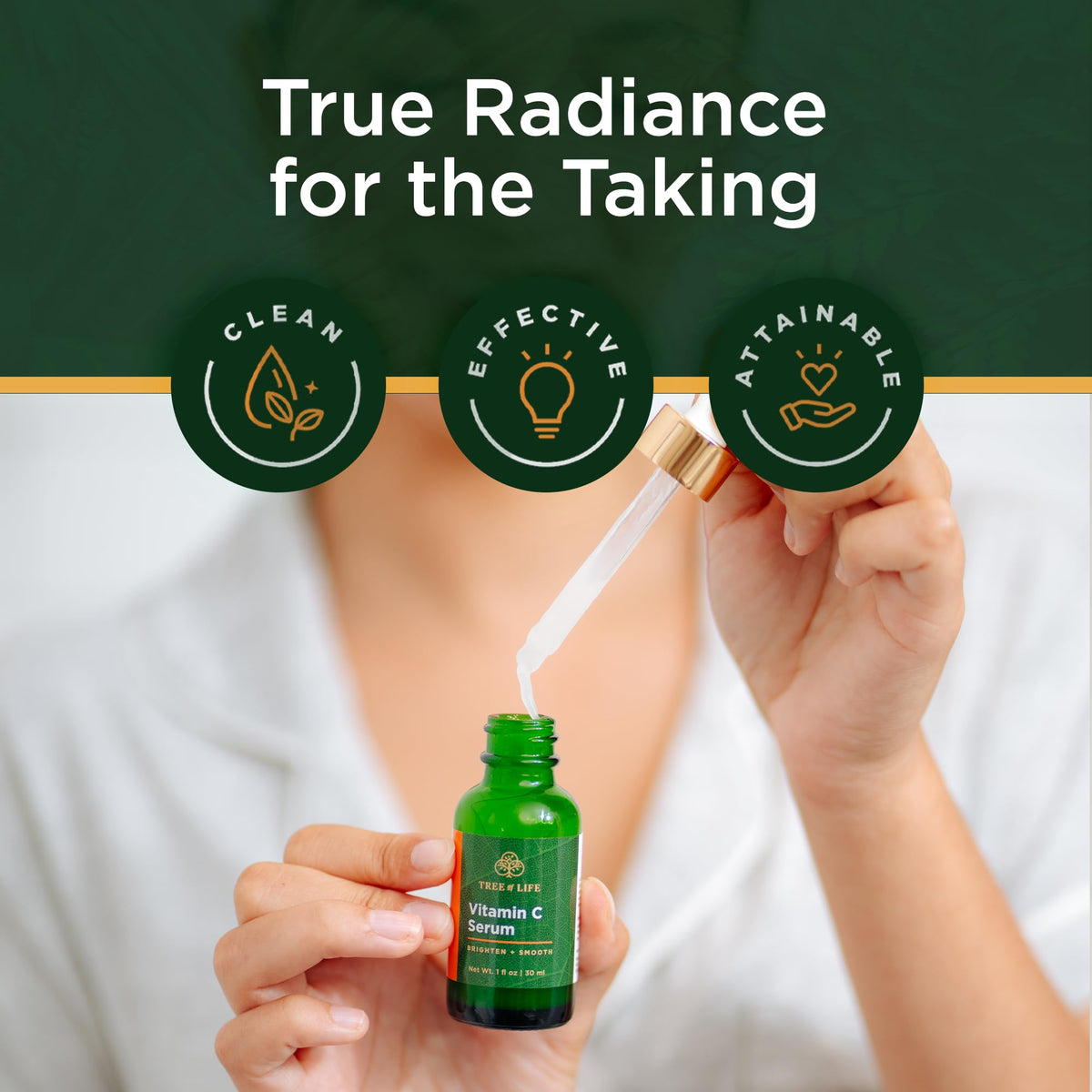 Tree of Life Beauty Vitamin C Skin Care Set, Skin Brightening Face Oil for Dark and Age Spots, Facial Serums - FENGGESTORE20