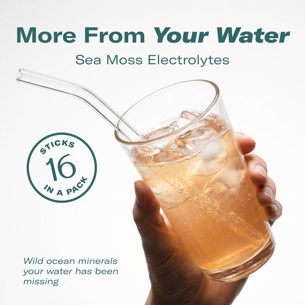 TrueSeaMoss Electrolytes Powder Packets – Made in USA – 16 Stickpacks – Hydration Powder with Sea Moss with Potassium – No Sugar Drinks – Variety Pack - FENGGESTORE20