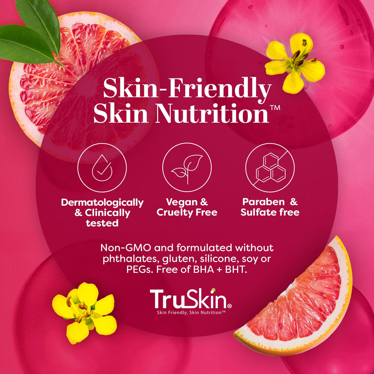 TruSkin Vitamin C Super Serum for Face - Five Skin Benefits in One Serum with Vitamin C, Retinol, Niacinamide, Hyaluronic Acid & Squalane - FENGGESTORE20
