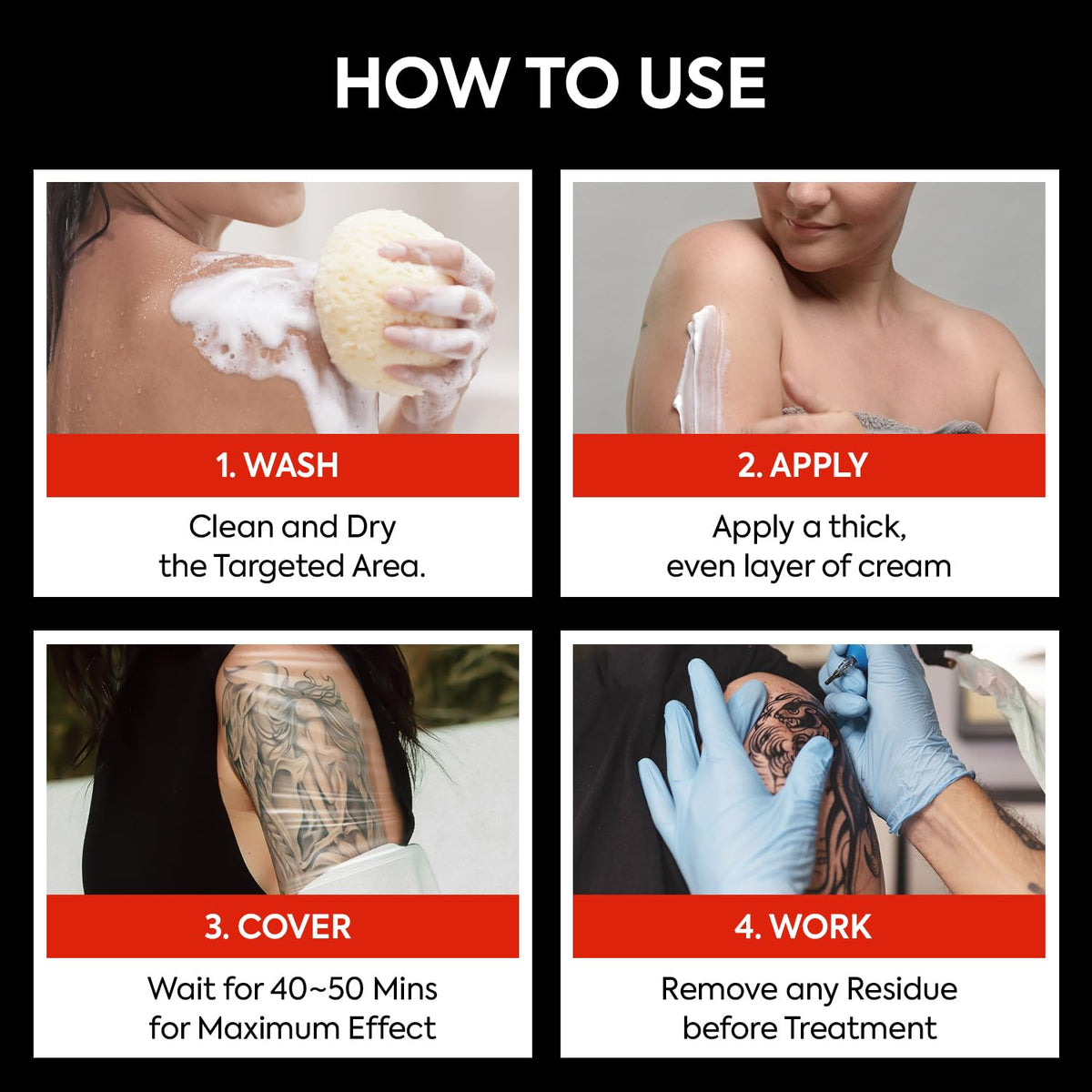 tuiwaro Numbing Cream Extra Strength: Relief Long Lasting & Fast-Absorbing with Emu Oil and Arnica — Non-Greasy 50 mL - FENGGESTORE20