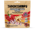 Tummydrops, No Sugar Strawberry Ginger Flavor, Gluten Free & Vegan, 33 Individually Wrapped Organic Ginger Lozenges Made with Organic Monkfruit - FENGGESTORE20
