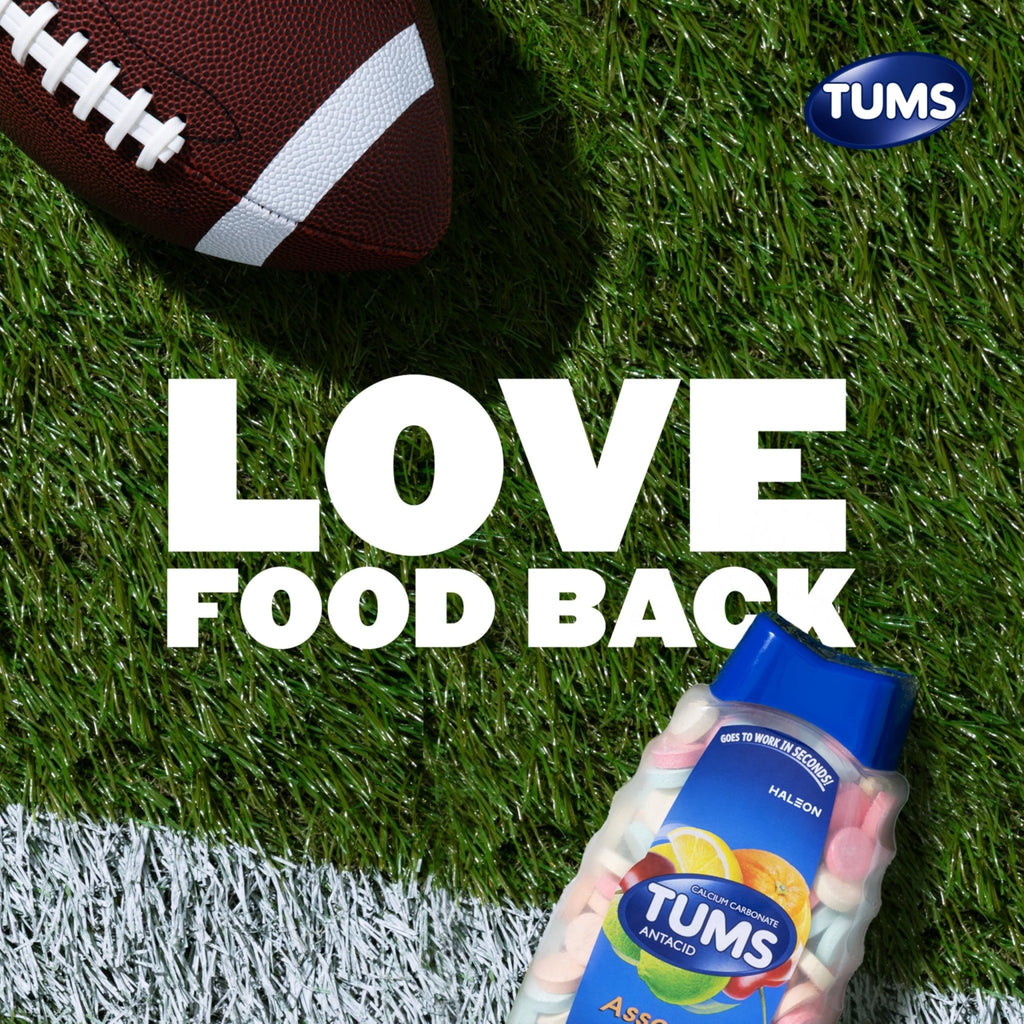 TUMS Chewable Antacid Tablets for Extra Strength Heartburn Relief, Assorted Fruit Flavors - 330 Count - FENGGESTORE20
