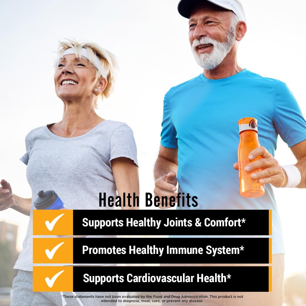 Turmeric Curcumin with BioPerine Black Pepper & 95% Curcuminoids, 1965mg, Maximum Absorption for Joint Support, Non-GMO Turmeric Capsules, - FENGGESTORE20