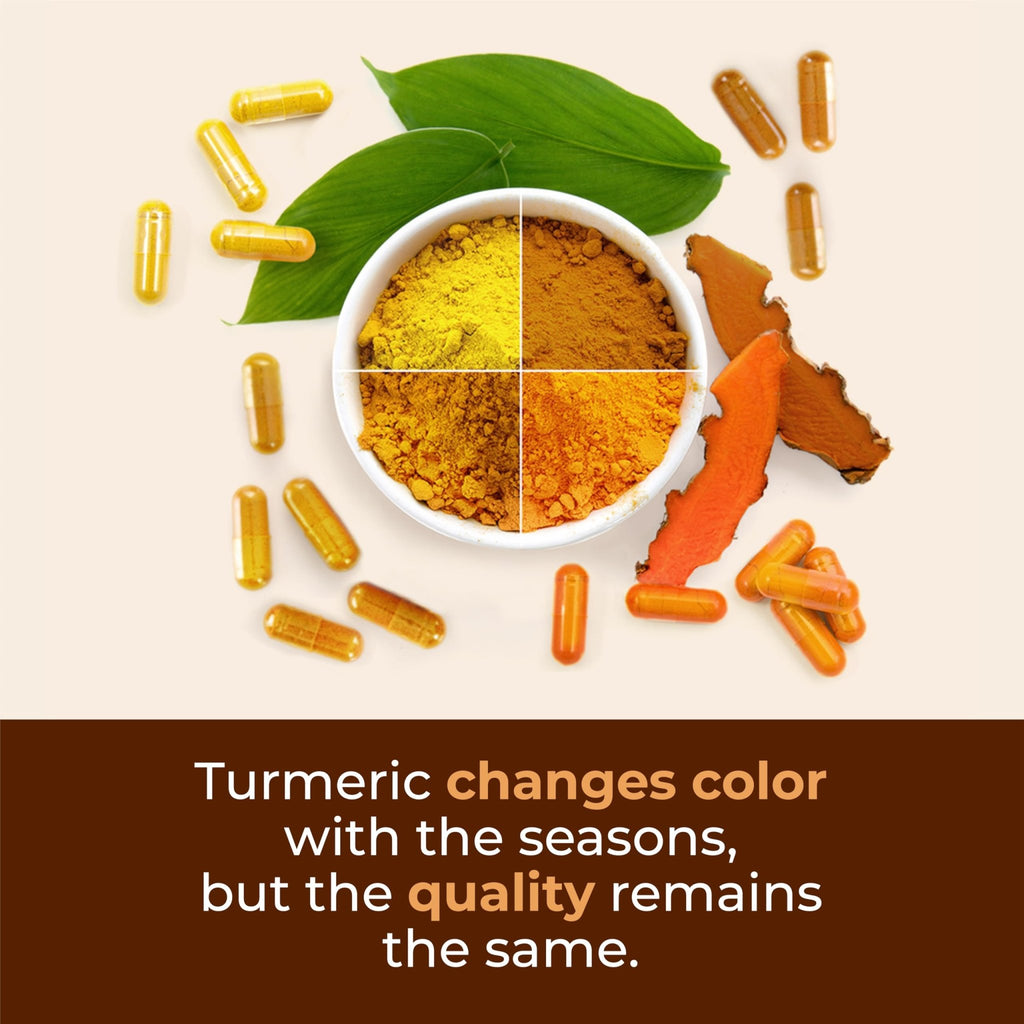Turmeric with Black Pepper - High Potency Organic 1200mg Turmeric Curcumin Supplement for Joint Support & Digestive Health - Curcumin with Black Pepper - FENGGESTORE20