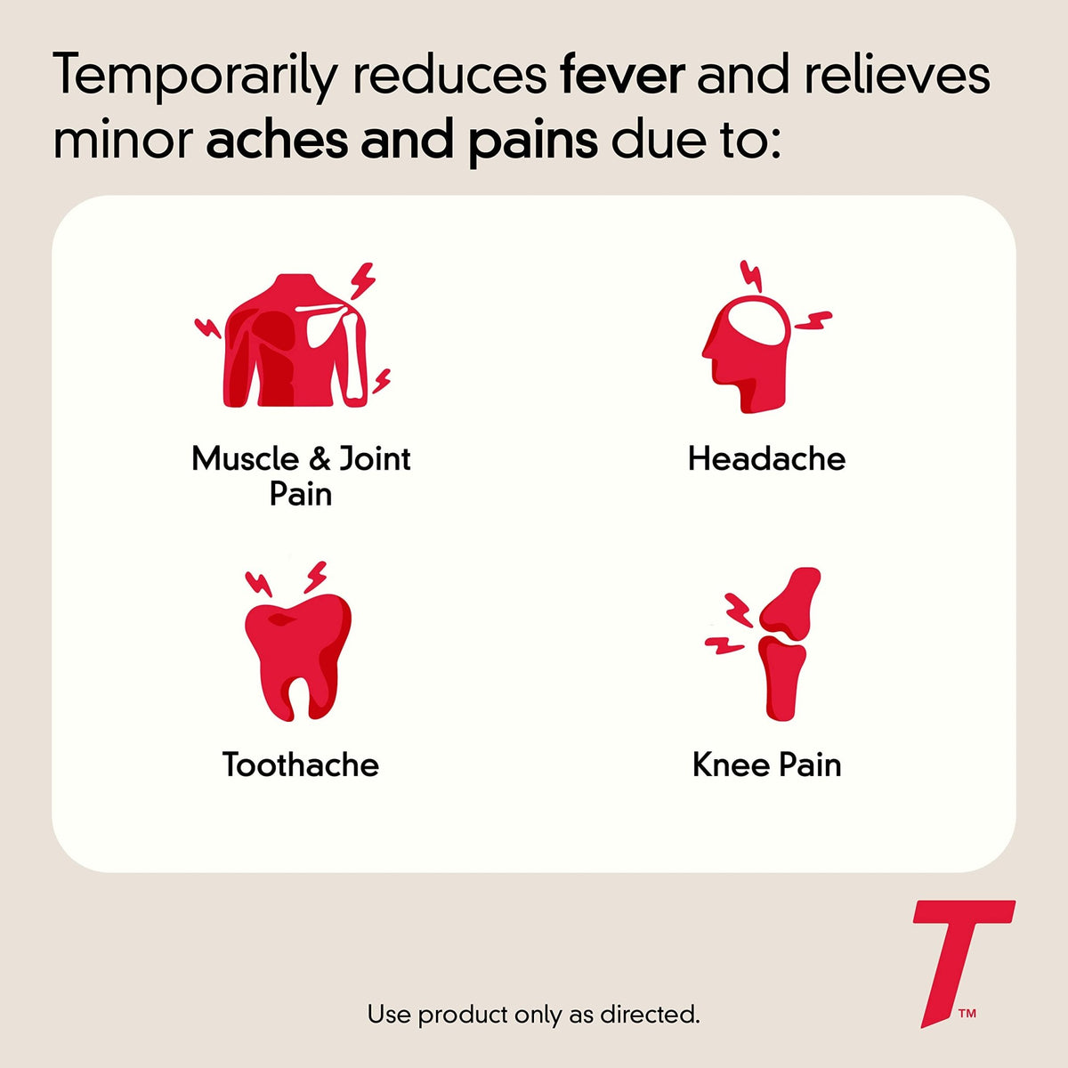 Tylenol Extra Strength Pain Relief Pills, Fast, Strong Pain Relief, Acetaminophen 500 mg Caplets, Pain Reliever & Fever Reducer Medicine for Headache, Backache, Toothache & Minor Arthritis, 100 Count - FENGGESTORE20