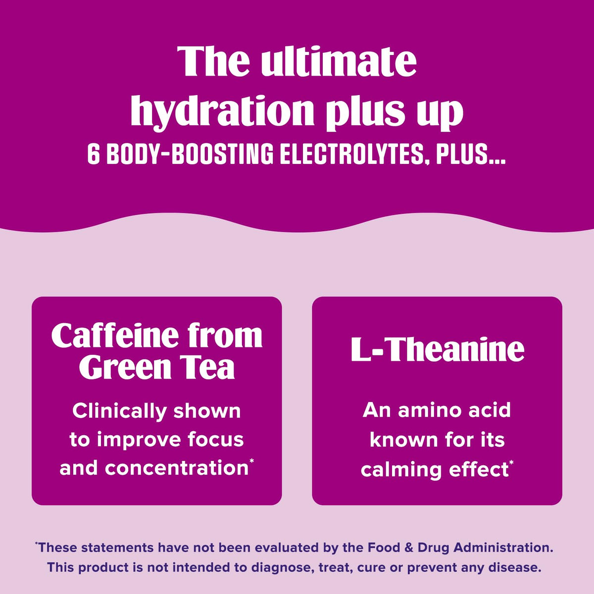 Ultima Replenisher Daily Focus Supplement & Electrolytes Powder - Acai Blueberry, 14 Stickpacks - Hydration Packets, 60mg Caffeine from Green Tea Extract & L-Theanine - FENGGESTORE20