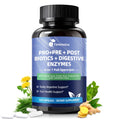Ultra Probiotics for Women Men 200 Billion CFU - 36 Strains 14 Digestive Enzymes, 4 Anti-Bloat Herbs, 3 Prebiotic Fibers & 4 Postbiotics, Gut, Digestive, Regularity - FENGGESTORE20